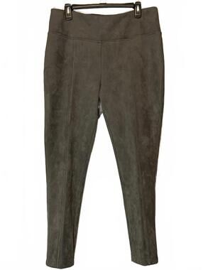 Andrew Marc Brown Faux Suede Leggings Size Large